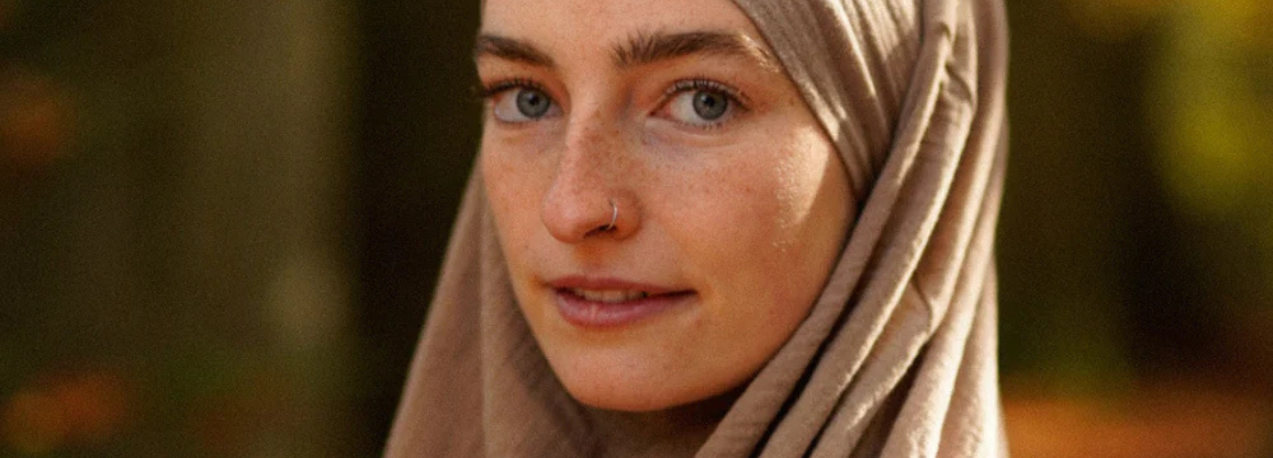 Khimars aus Bio-Baumwoll-Musselin