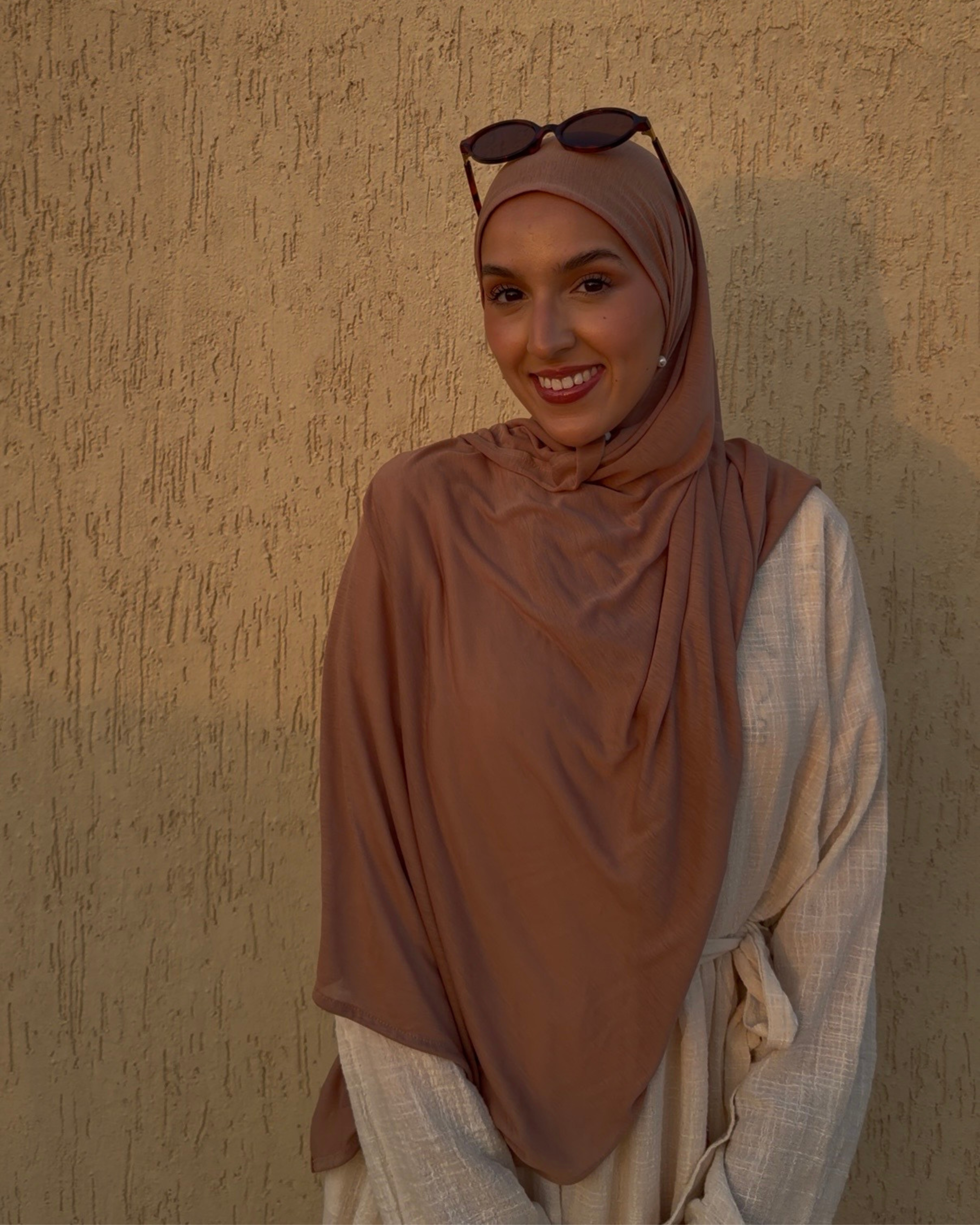 Ultra Light Hijab aus Lyocell & Smartcell "Vayla" (Earth)