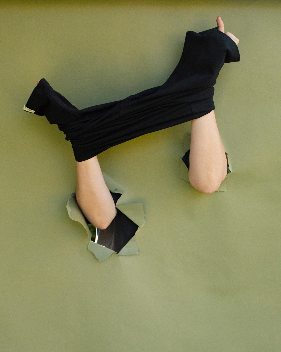 "Yuna Short" Organic Cotton Cycling Shorts (Black)