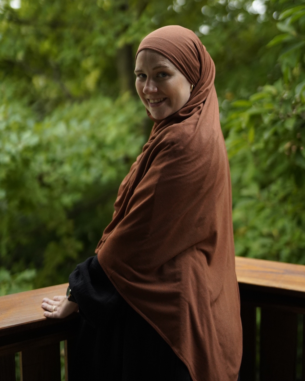 Bio-Hijab "Aurela" aus luxuriösem Micromodal und Cashmere