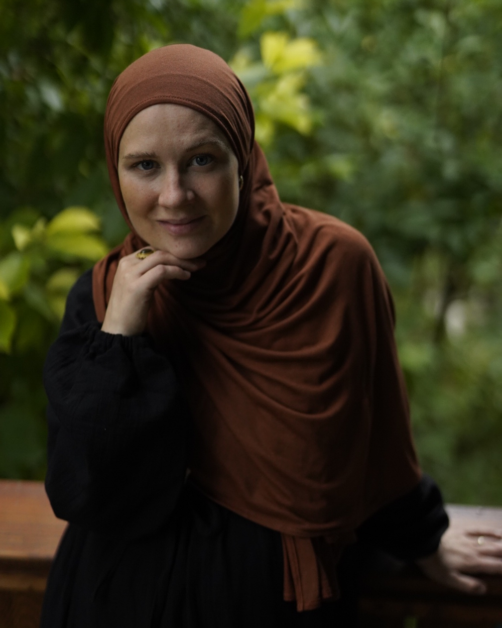Bio-Hijab "Aurela" aus luxuriösem Micromodal und Cashmere