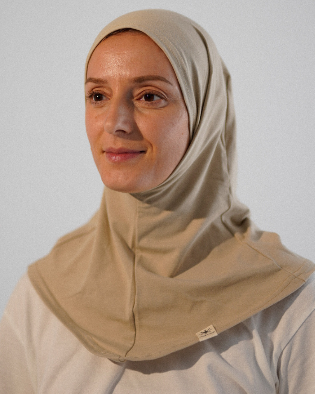 Balaclava - Sport- & Freizeit-Hijab, aus Bio-Baumwolle - Cashmere