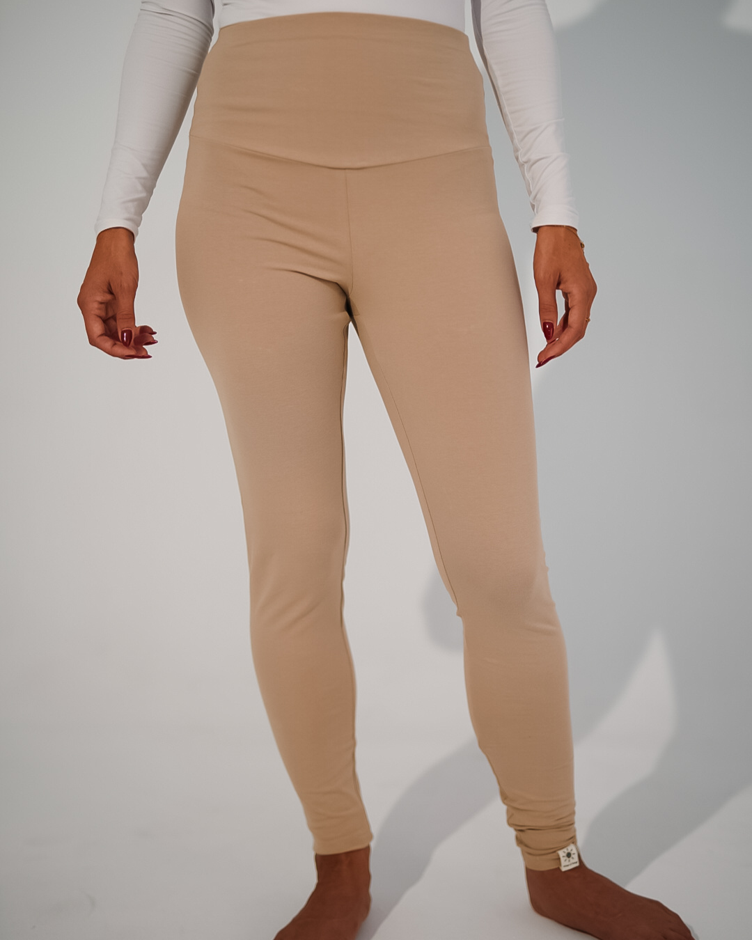 Leggings aus Bio-Baumwolle "Yuna" (Light Taupe)