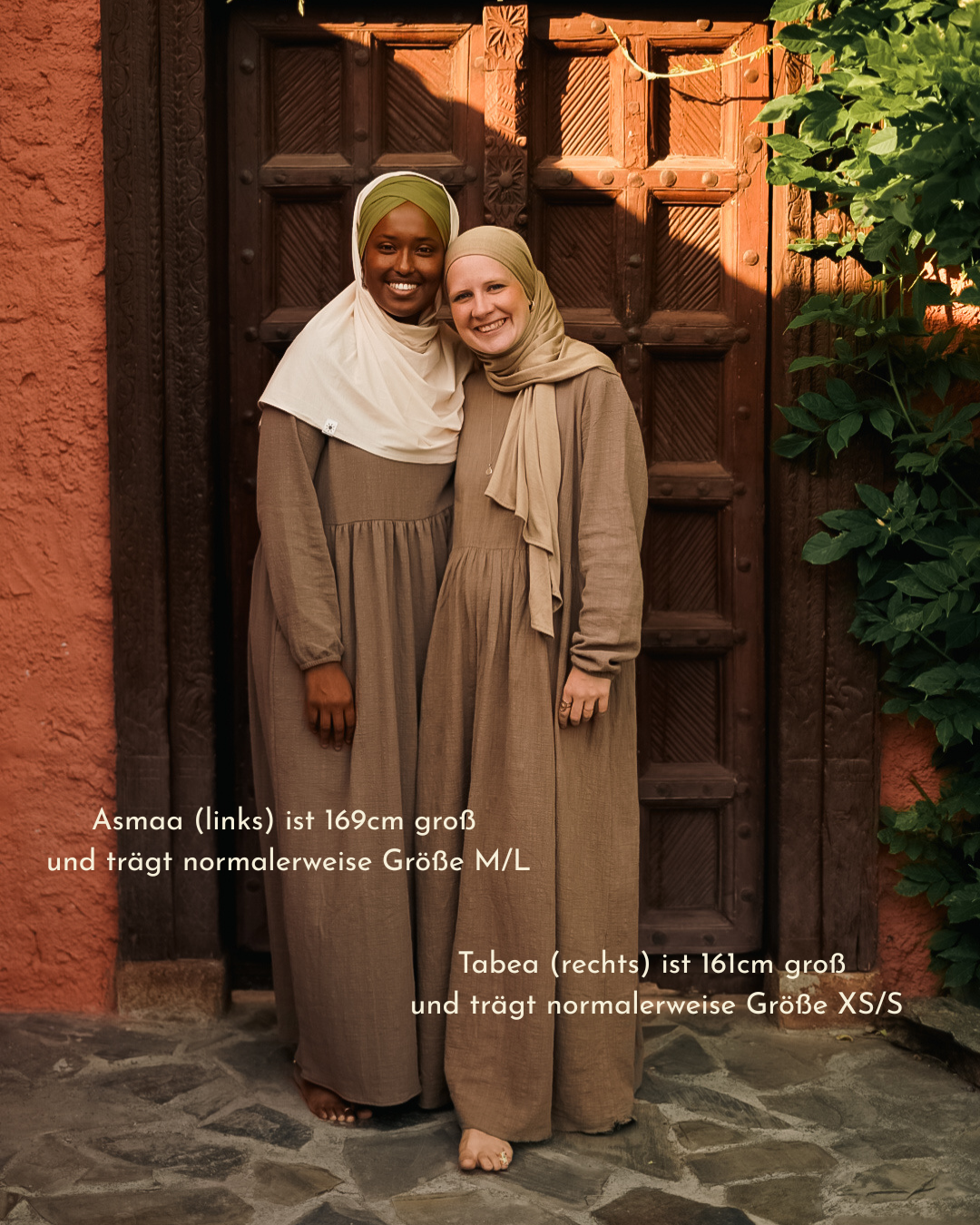 Cotton Abaya "Maya" aus Baumwolle (Brown)