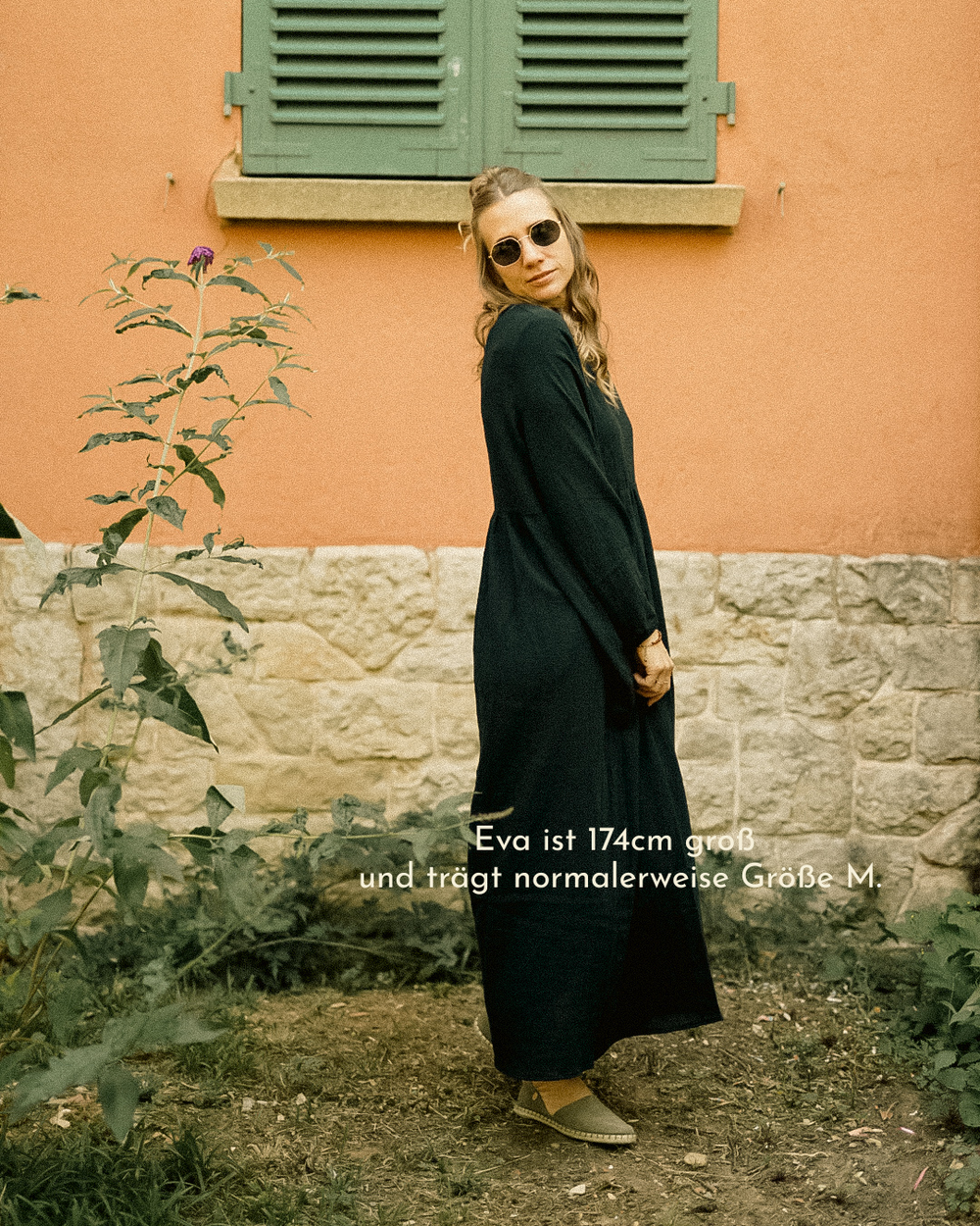 Cotton Abaya "Maya" aus Baumwolle (Black)