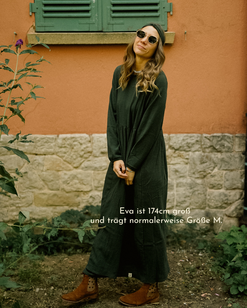 Cotton Abaya "Maya" aus Baumwolle (Dark Green)