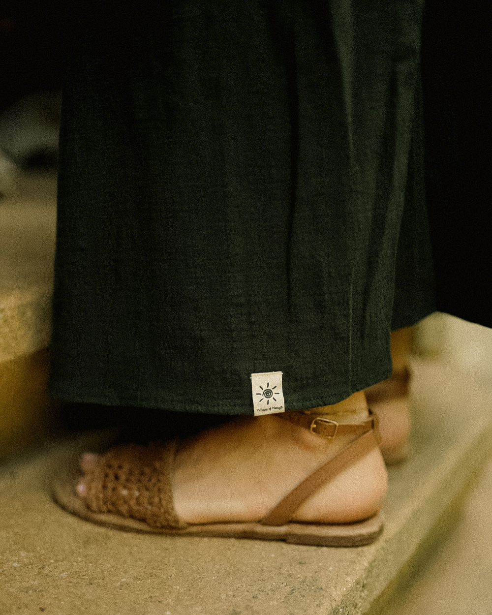 Cotton Abaya "Maya" aus Baumwolle (Dark Green)