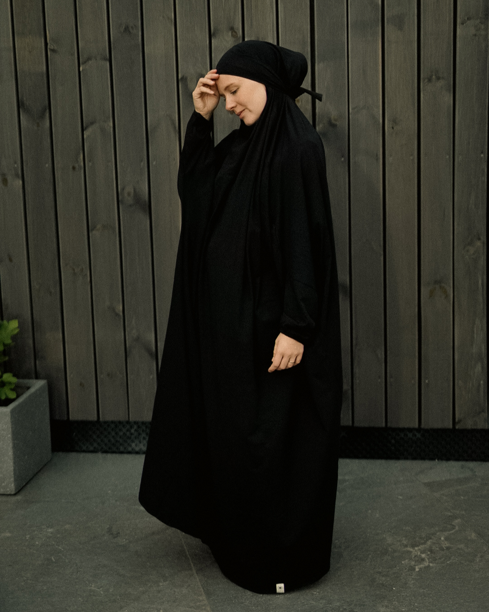Gebetskleid / Jilbab aus Bio-Baumwolle (Black)