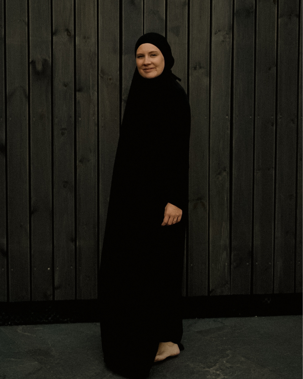 Gebetskleid / Jilbab aus Bio-Baumwolle (Black)