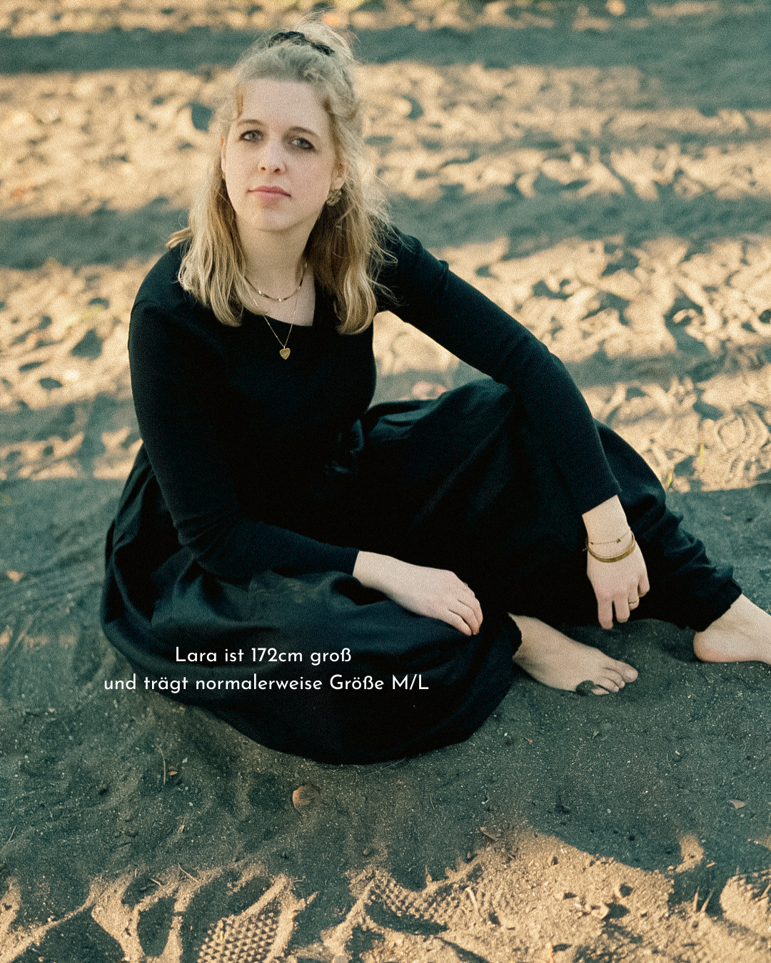 Haremshose aus Leinen & Baumwolle "Tiri" (Volcanic Sand)