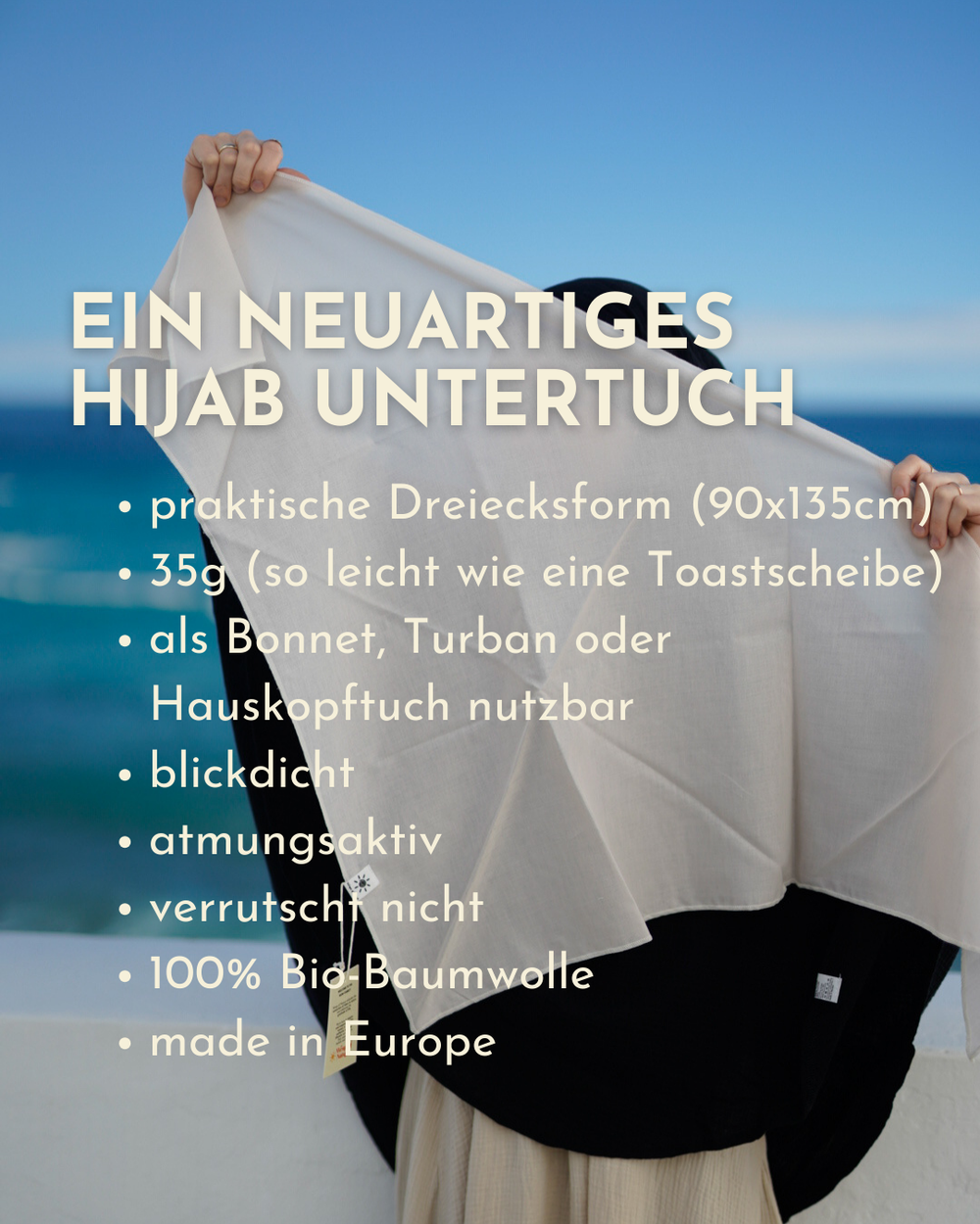 3er Set Bonny -  100% Bio-Baumwolle - beige