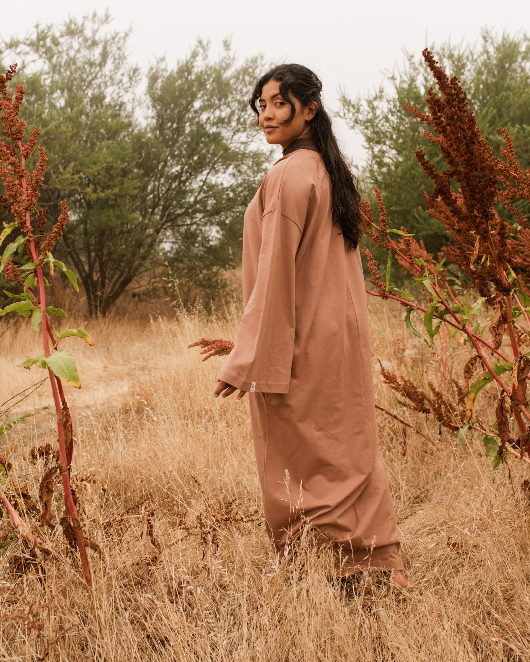The "Lacie" Shirt Dress made of 100% organic cotton (Earth)