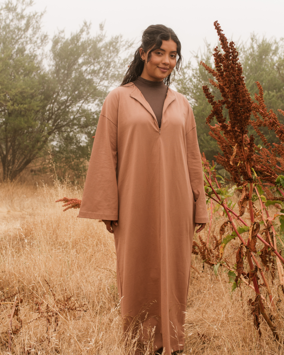 The "Lacie" Shirt Dress made of 100% organic cotton (Earth)
