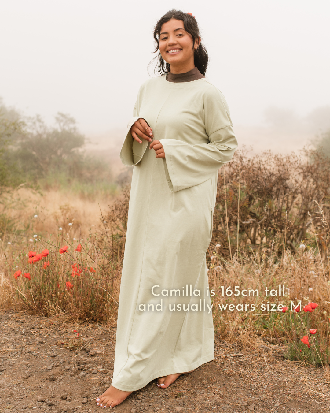 The "Lacie" Shirt Dress made of 100% organic cotton (Jungle)