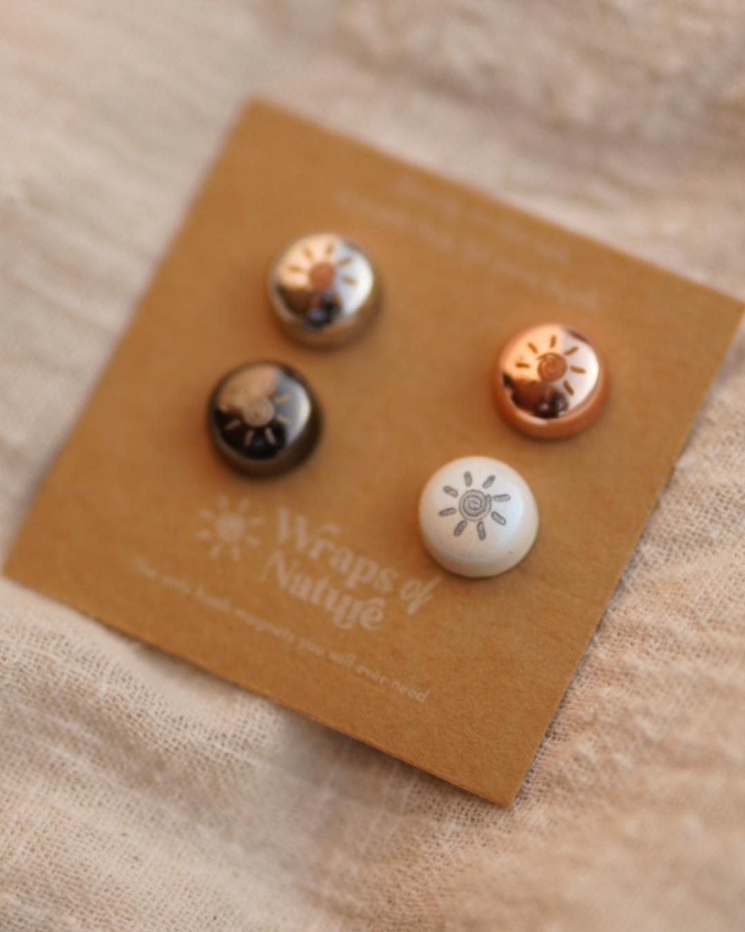 Magnet Pins Hijab - 4 paires de pins hijab forts (métalliques)