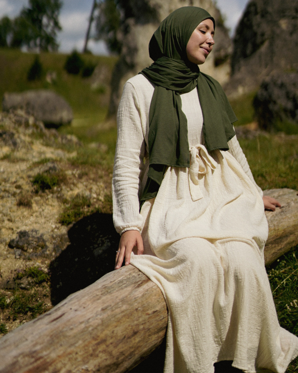 Cotton Abaya "Maya" aus Baumwolle (Raw Cotton)