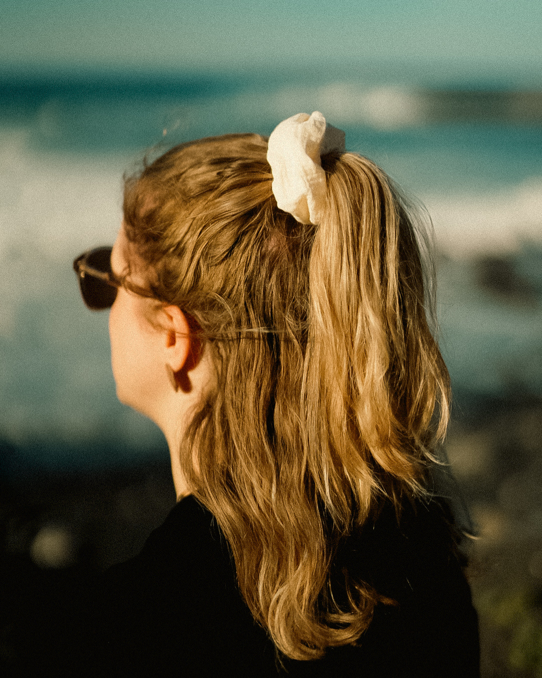 Nature Scrunchie (Musselin Beige)