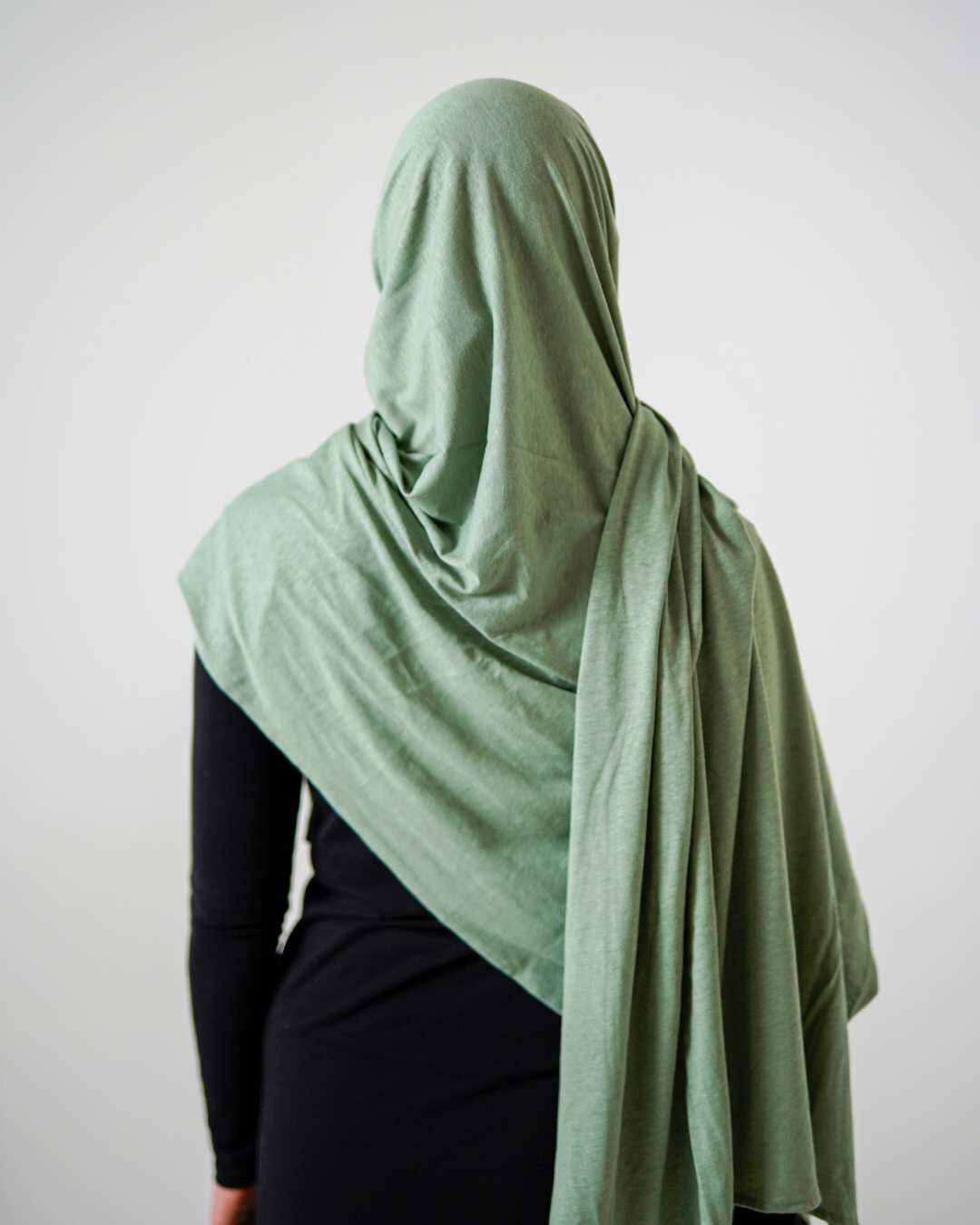 Hijab bio avec ourlet « Nessie »