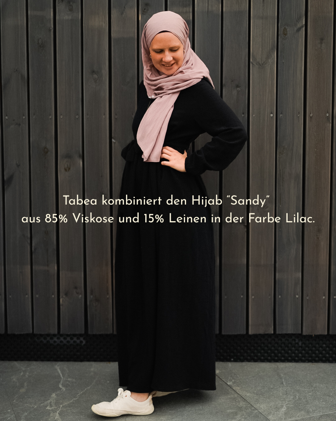 Cotton Abaya "Maya" aus Baumwolle (Black)