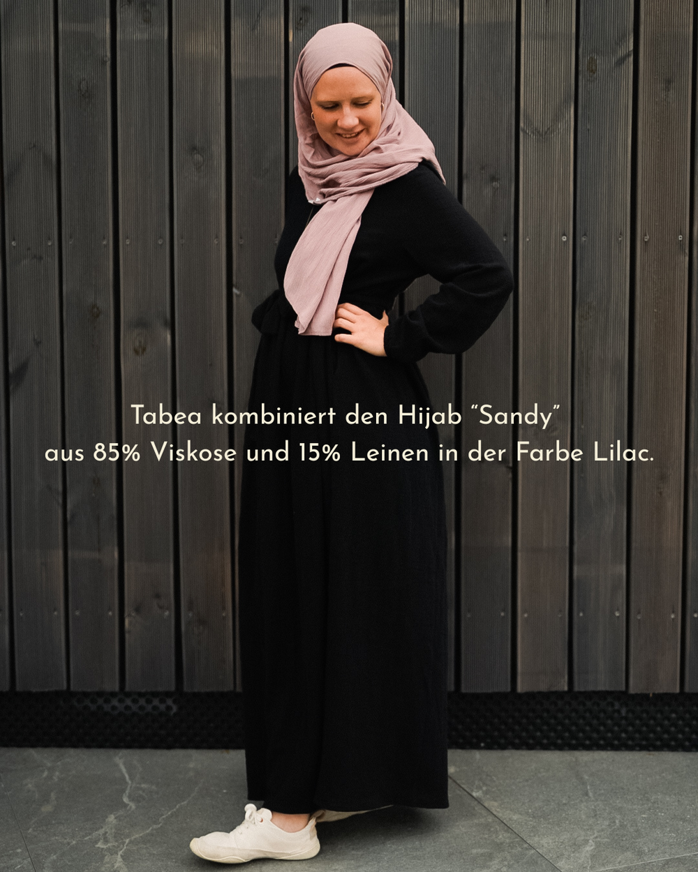 Cotton Abaya "Maya" aus Baumwolle (Black)