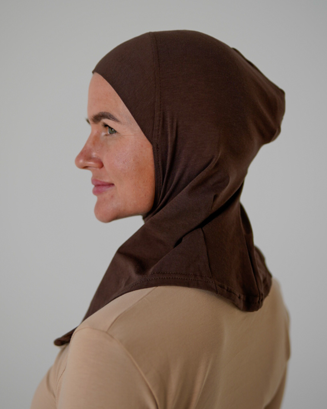 Ninja Bonnet - Bio-Baumwolle - chocolate