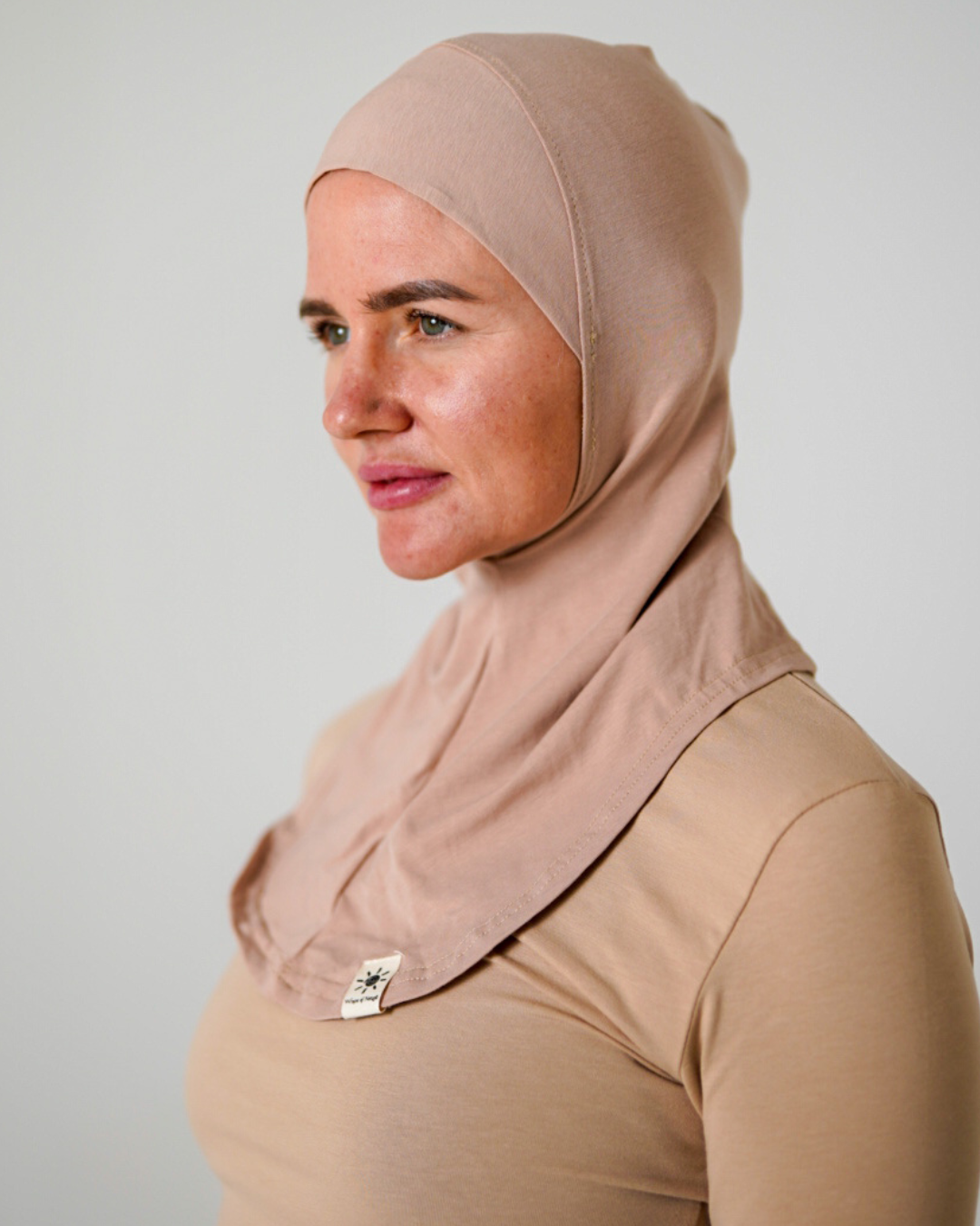 Ninja Bonnet - Bio-Baumwolle - taupe