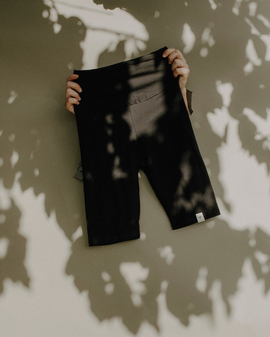 "Yuna Short" Organic Cotton Cycling Shorts (Black)
