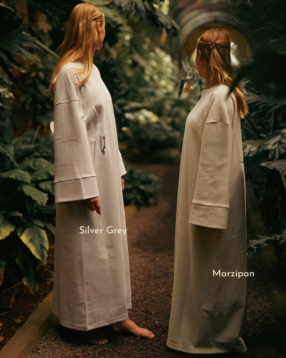 3er Sparset Warme Abaya "Laila" aus Bio-Baumwolle