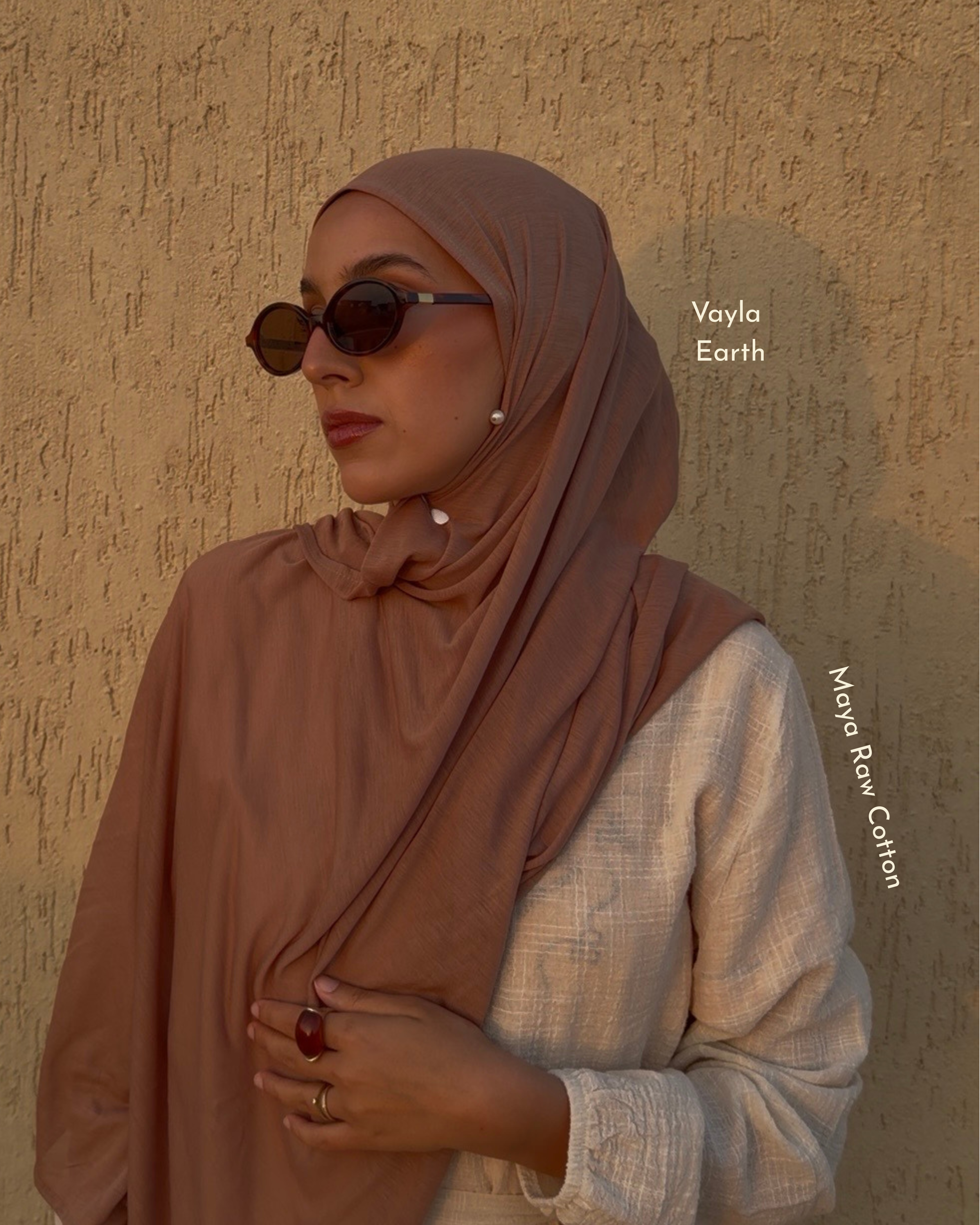 The Original Cotton Abaya "Maya" made of cotton (raw cotton)