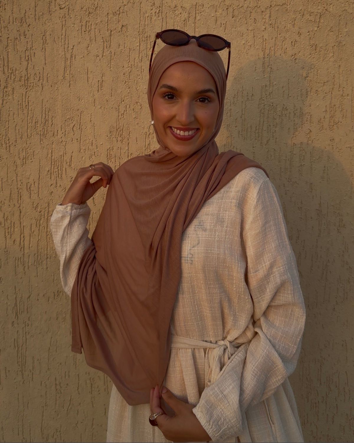 L'abaya « Maya » originale en coton (coton brut)