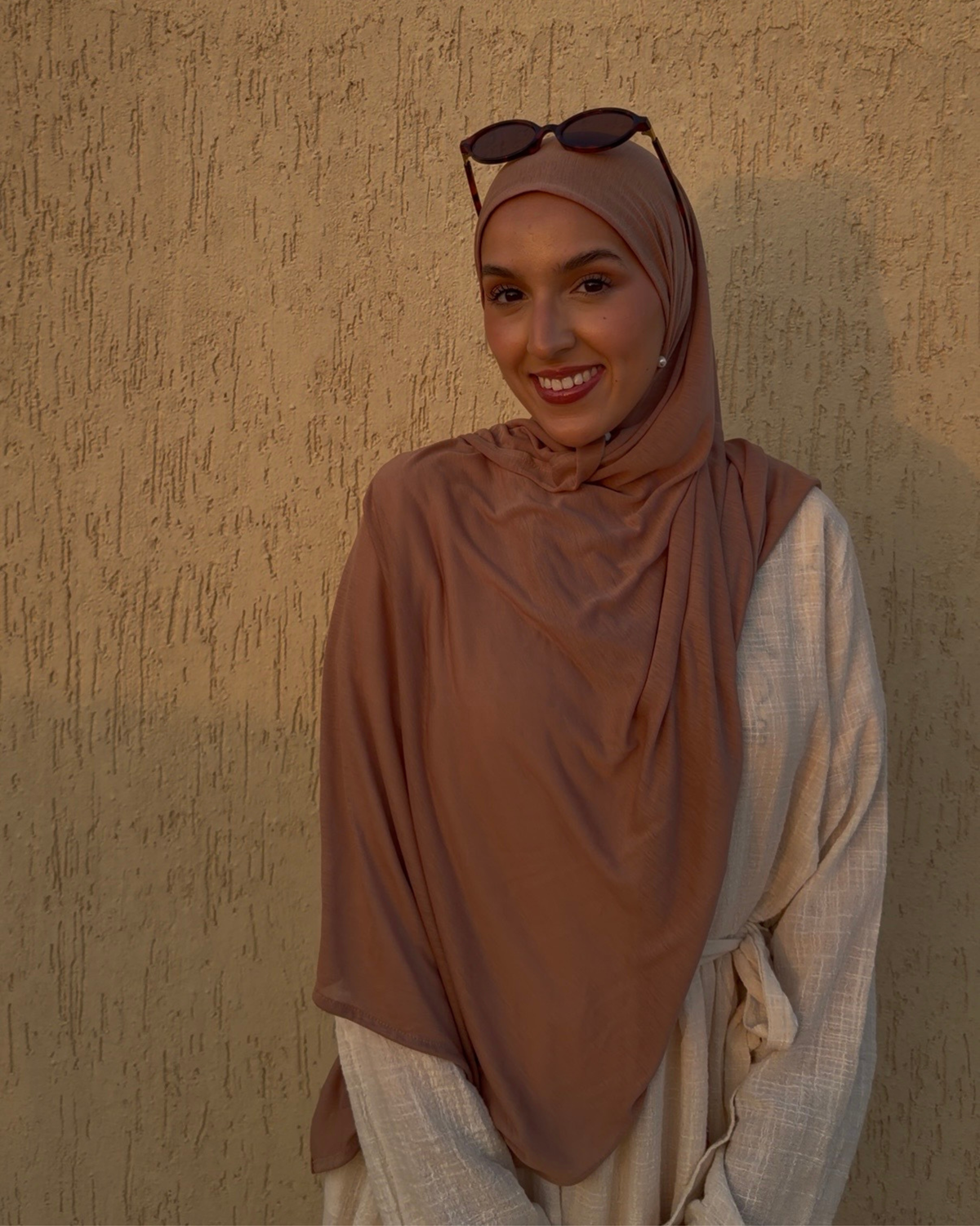 Ultra Light Hijab aus Lyocell & Smartcell "Vayla" (Earth)