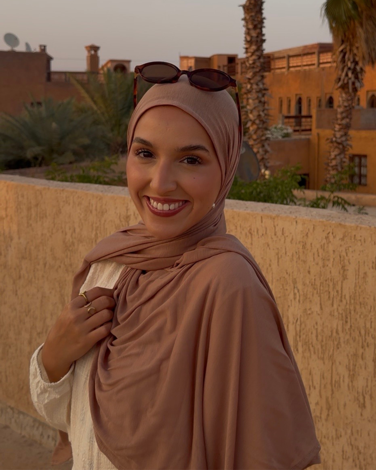 Ultra Light Hijab aus Lyocell & Smartcell "Vayla" (Earth)