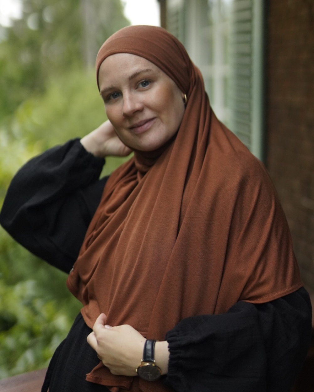 Bio-Hijab "Aurela" aus luxuriösem Micromodal und Cashmere