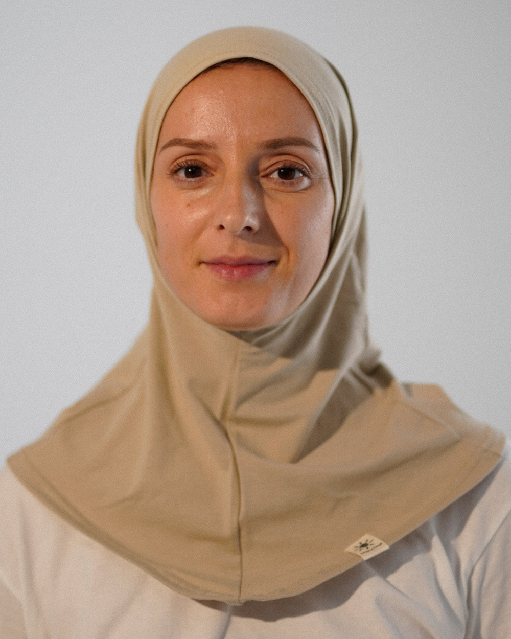 Balaclava - Sport- & Freizeit-Hijab, aus Bio-Baumwolle - Cashmere