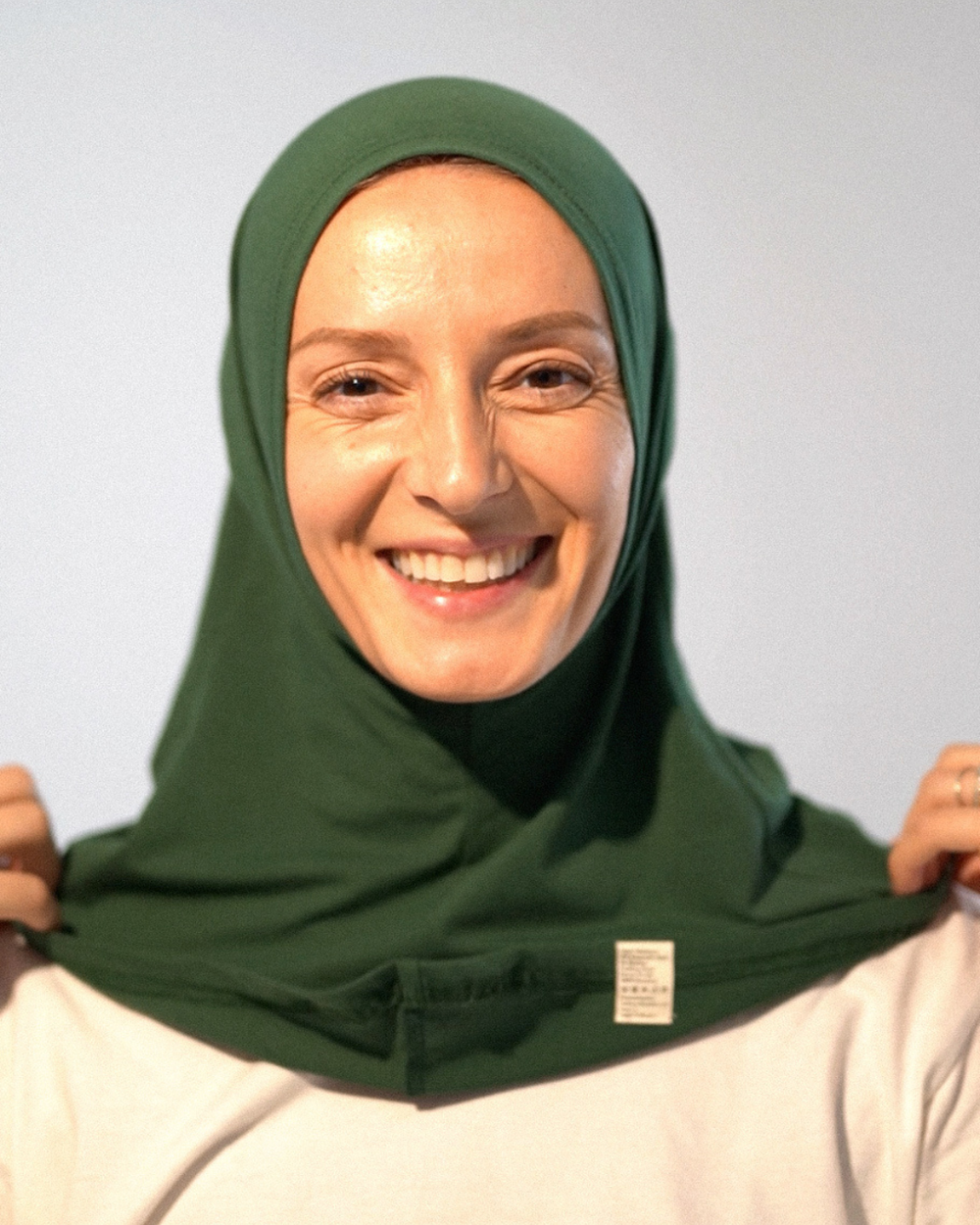 Balaclava - Sport- & Freizeit-Hijab, aus Bio-Baumwolle - 5er Set (Cashmere, Walnut, Evergreen, Silverstone, Sage)