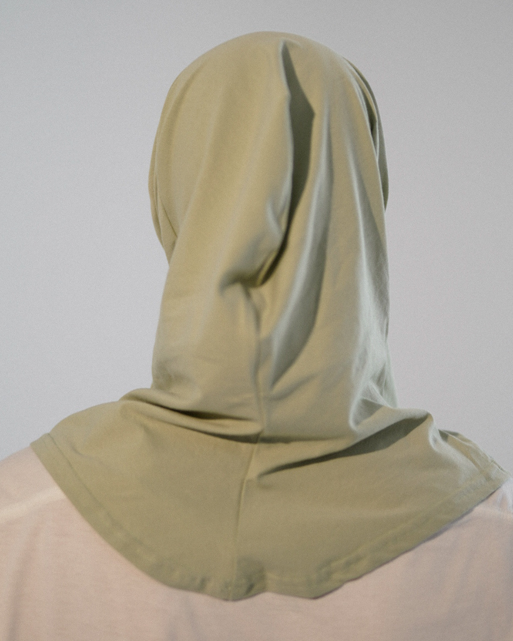Balaclava - Sport- & Freizeit-Hijab, aus Bio-Baumwolle - Sage