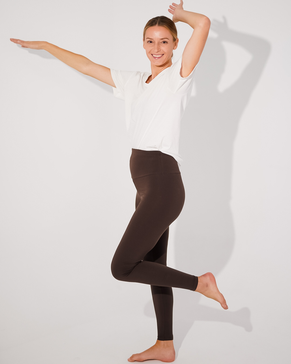 Leggings aus Bio-Baumwolle "Yuna" (Chocolate)