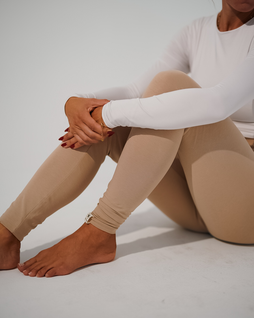 Leggings aus Bio-Baumwolle "Yuna" (Light Taupe)