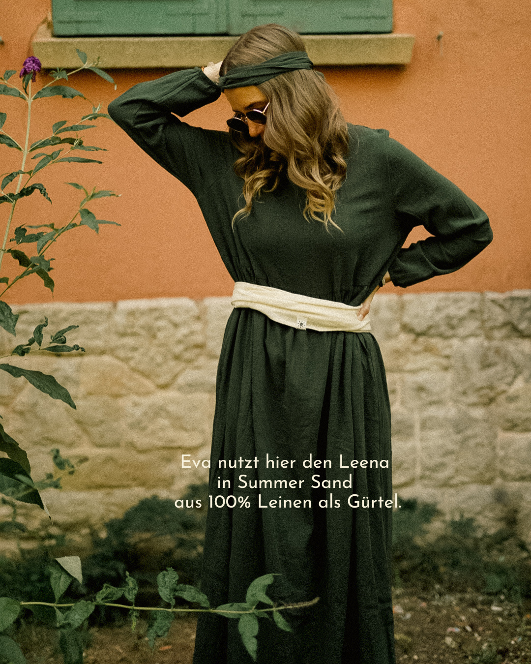 Cotton Abaya "Maya" aus Baumwolle (Dark Green)