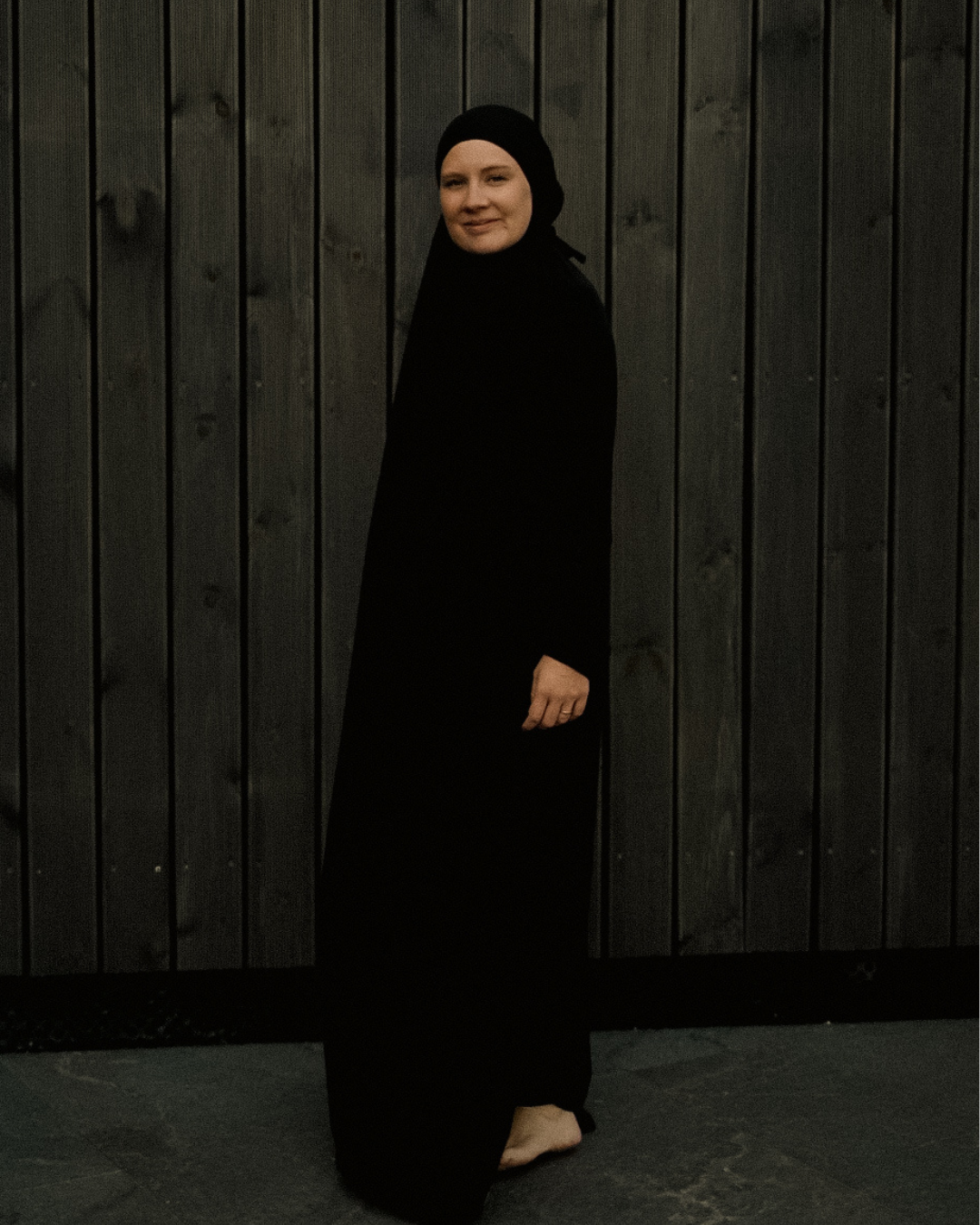 Gebetskleid / Jilbab aus Bio-Baumwolle (Black)