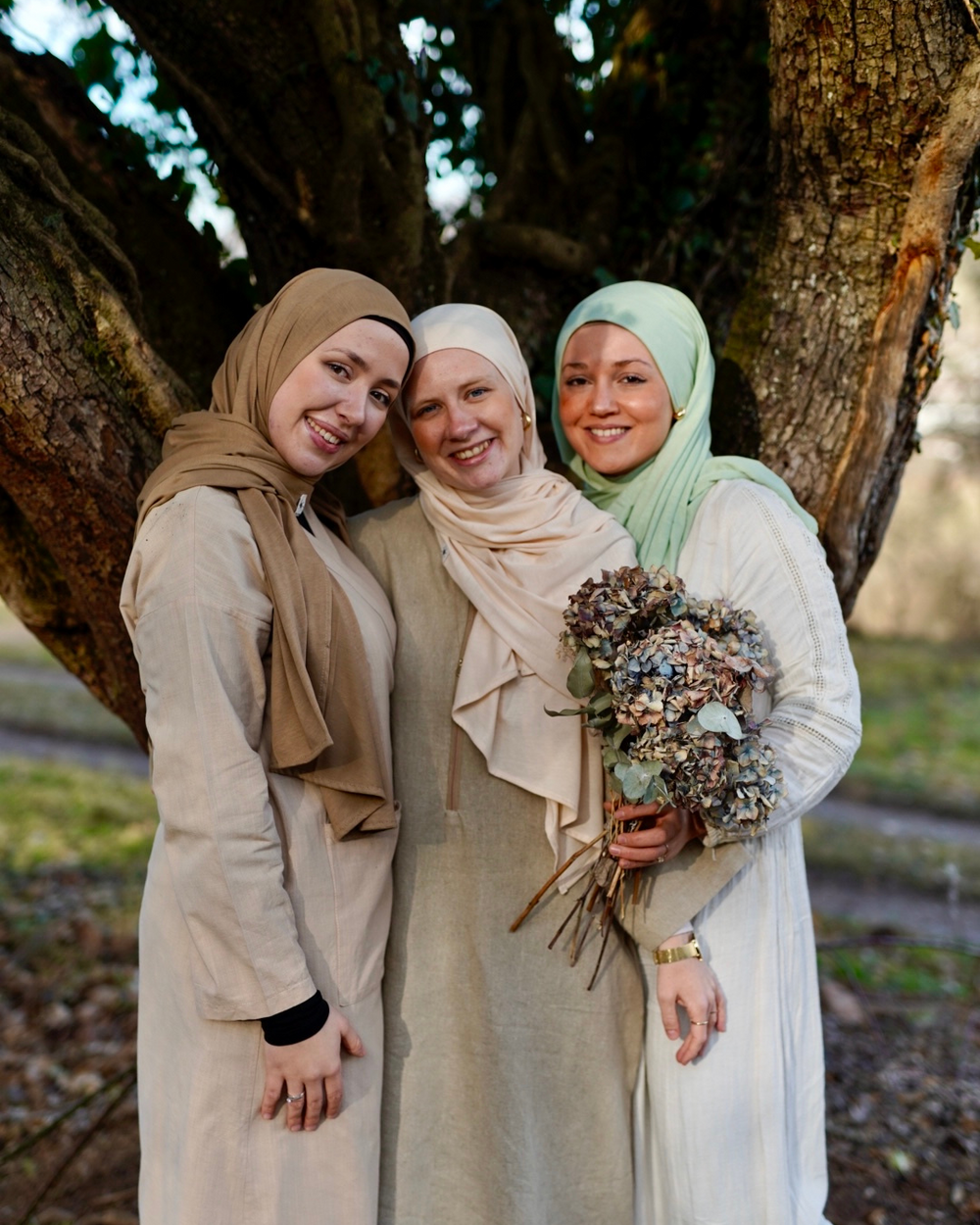 3er Spar-Set Leichter Hijab "Hava" aus Bio-Baumwolle
