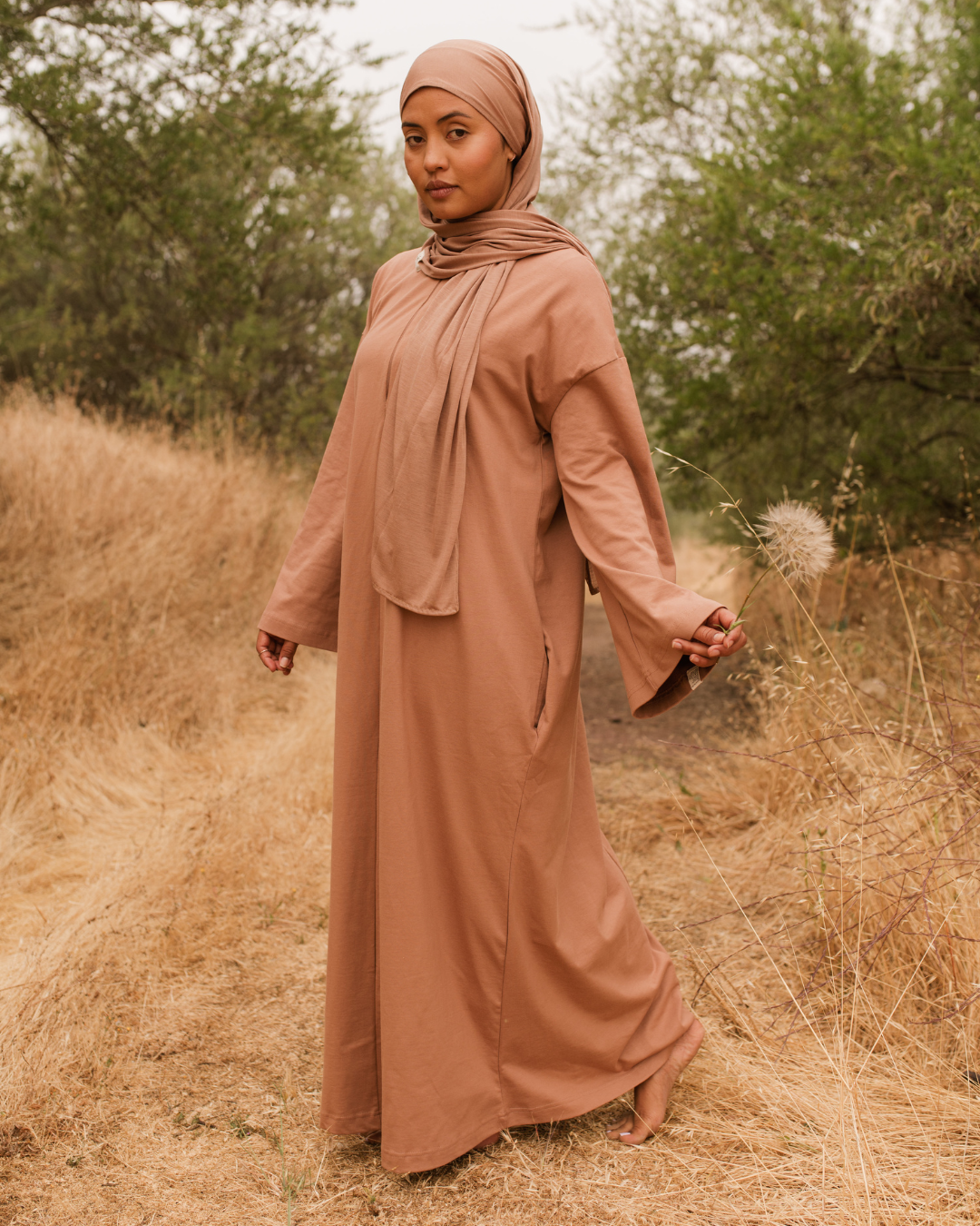 The "Lacie" Shirt Dress aus reiner Bio-Baumwolle (Earth)