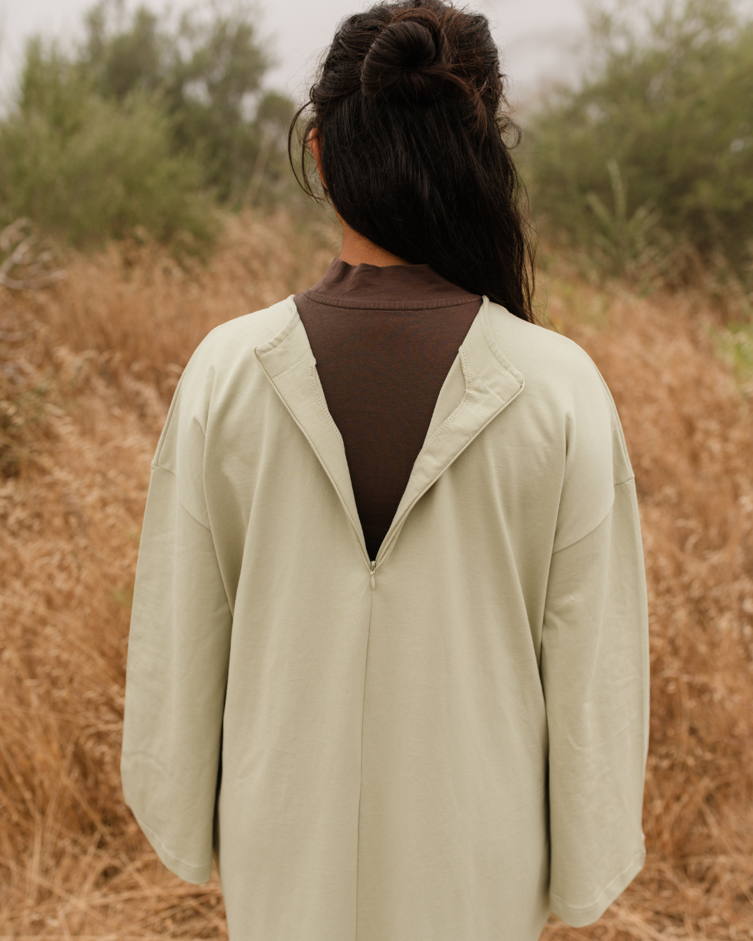 The "Lacie" Shirt Dress aus reiner Bio-Baumwolle (Jungle)