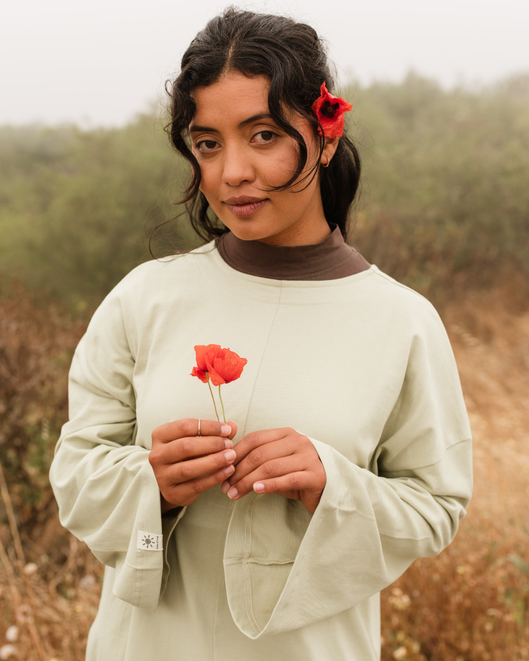 The "Lacie" Shirt Dress aus reiner Bio-Baumwolle (Jungle)