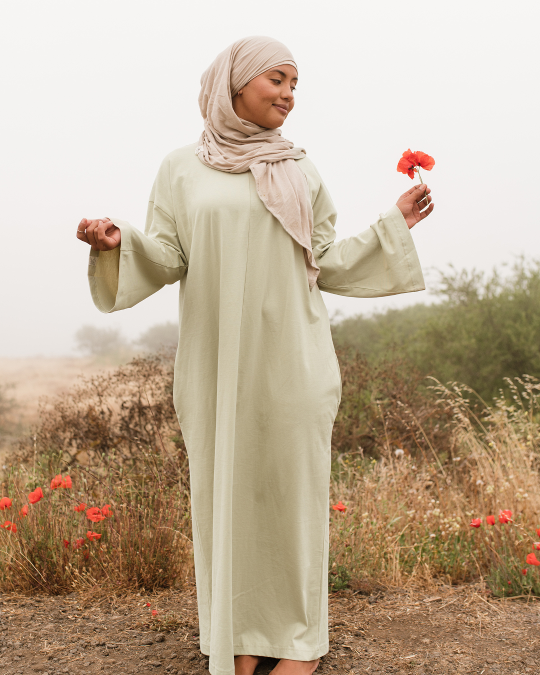 The "Lacie" Shirt Dress aus reiner Bio-Baumwolle (Jungle)