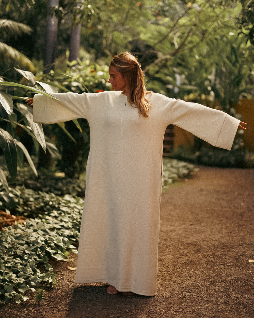 3er Sparset Warme Abaya "Laila" aus Bio-Baumwolle