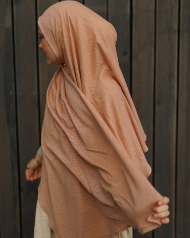 Jersey Hijab - 100% Leinen - Calima Rose - 