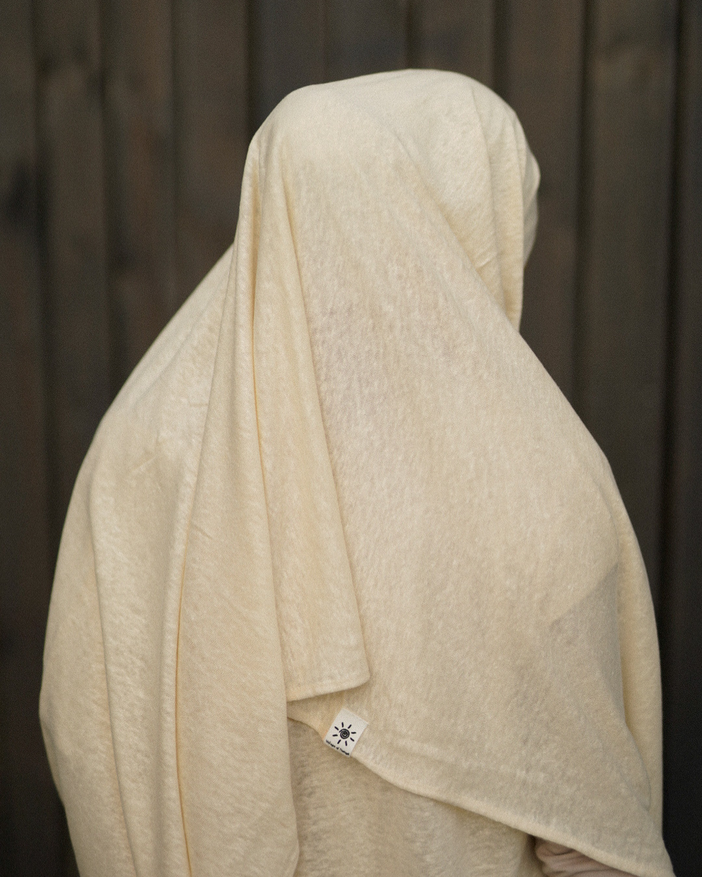 Jersey Hijab - 100% Leinen - Summer Sand - "Leena"