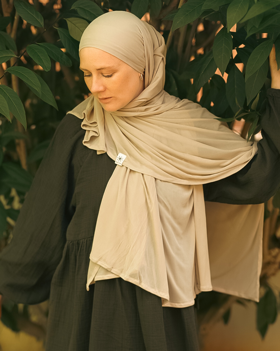 Ultra Light Hijab aus Tencel "Luminosa" (Savannah)