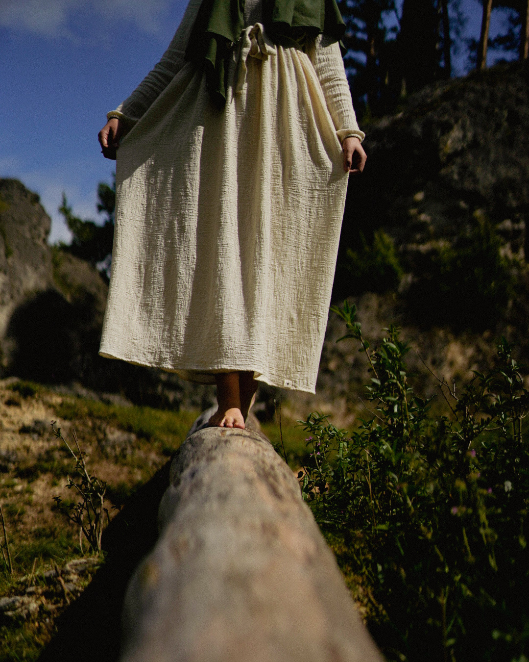 Cotton Abaya "Maya" aus Baumwolle (Raw Cotton)